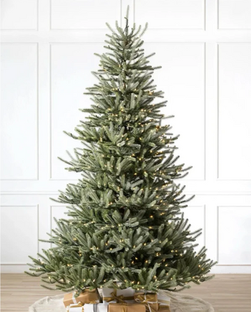 Árvore de Natal Sanibel Spruce com Galhos Articulados, Suporte Metálico e Micro LEDs Embutidos